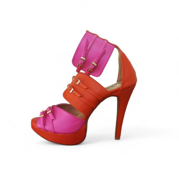 woman high heels sandals